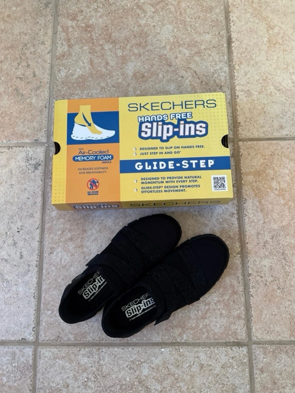 Skechers Black Hands-Free Slip-In Sneakers